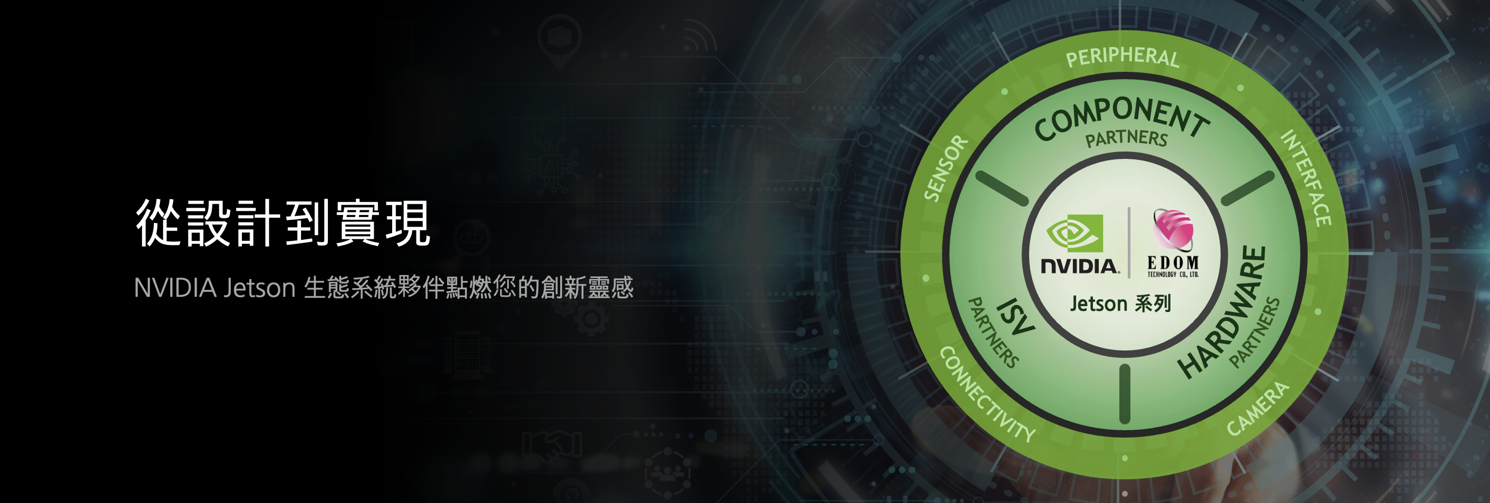 EDOM and NVIDIA is your best solutions partners for your edge AI development